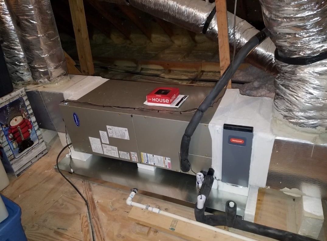 New duct work installed by Agility Heating and Air