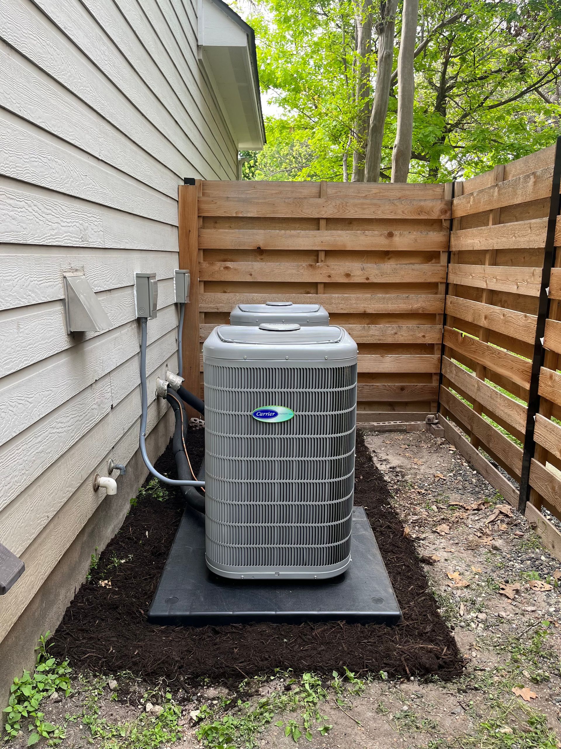 A Carrier system serviced by Agility at a Central Texas home